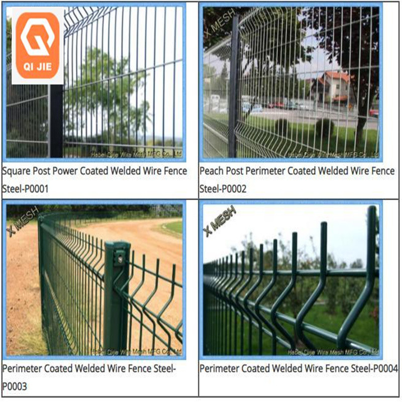 Welded Metal Curved Panel 3D Garden Fence Home Outdoor Decorative