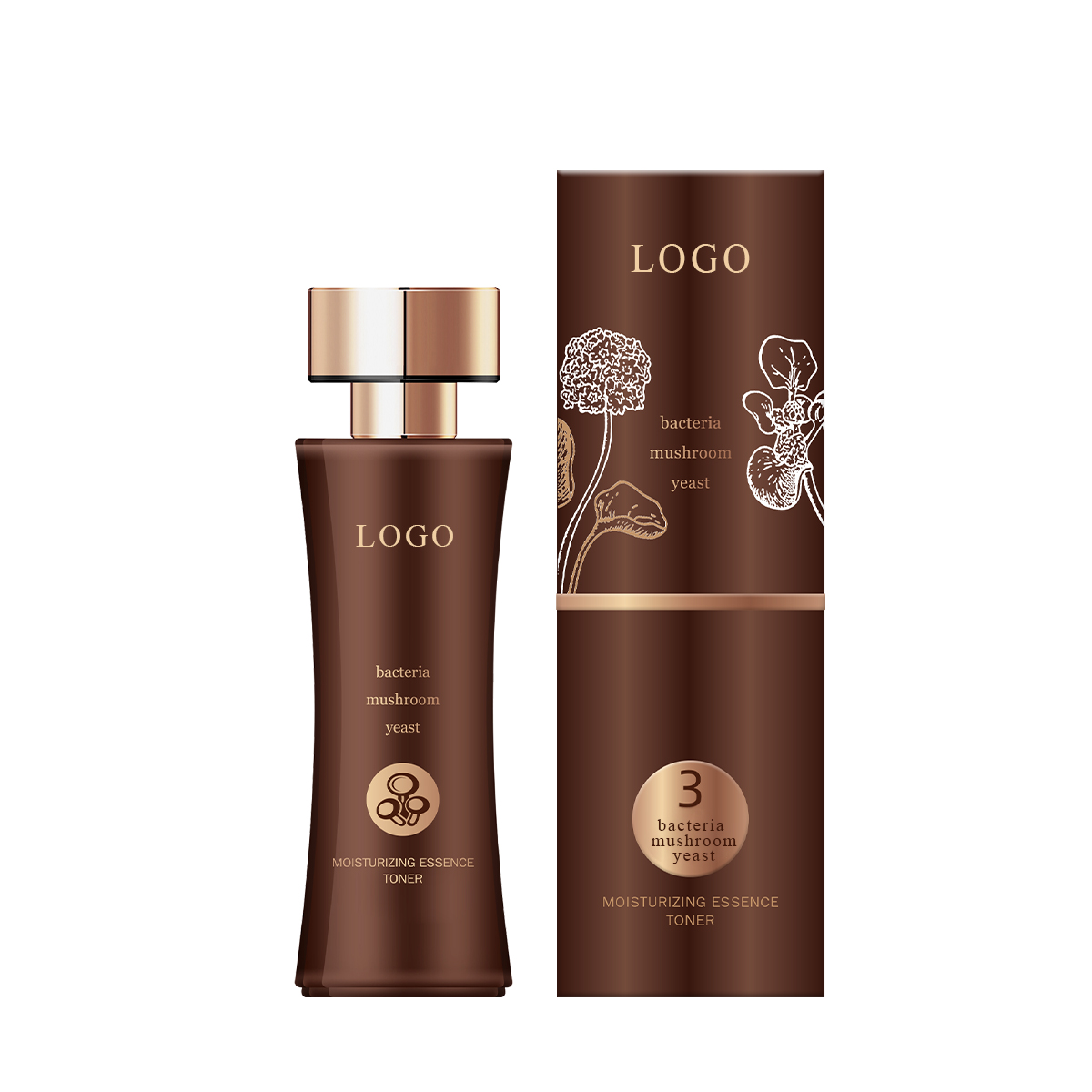 OEM & ODM Facial Care Smoothing Nourishing Mushroom Yeast Moisturizing Essence Lotion for Face