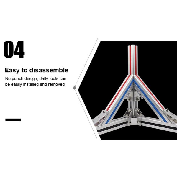 Aluminium Alloy Lean Pipe Tube The Third Generation Lean Pipe  Work Bench