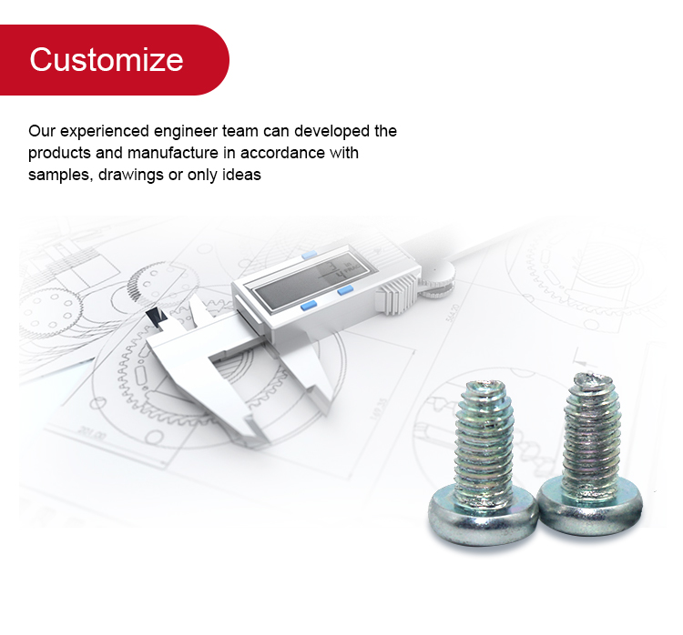 Customized Size Color Zinc M2.2-M9.5 Cross Recessed Pan Head Thread Rolling Screws