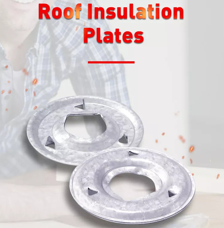 50mm Galvanized Steel Insulation Plates For Fastening Commercial Roofing