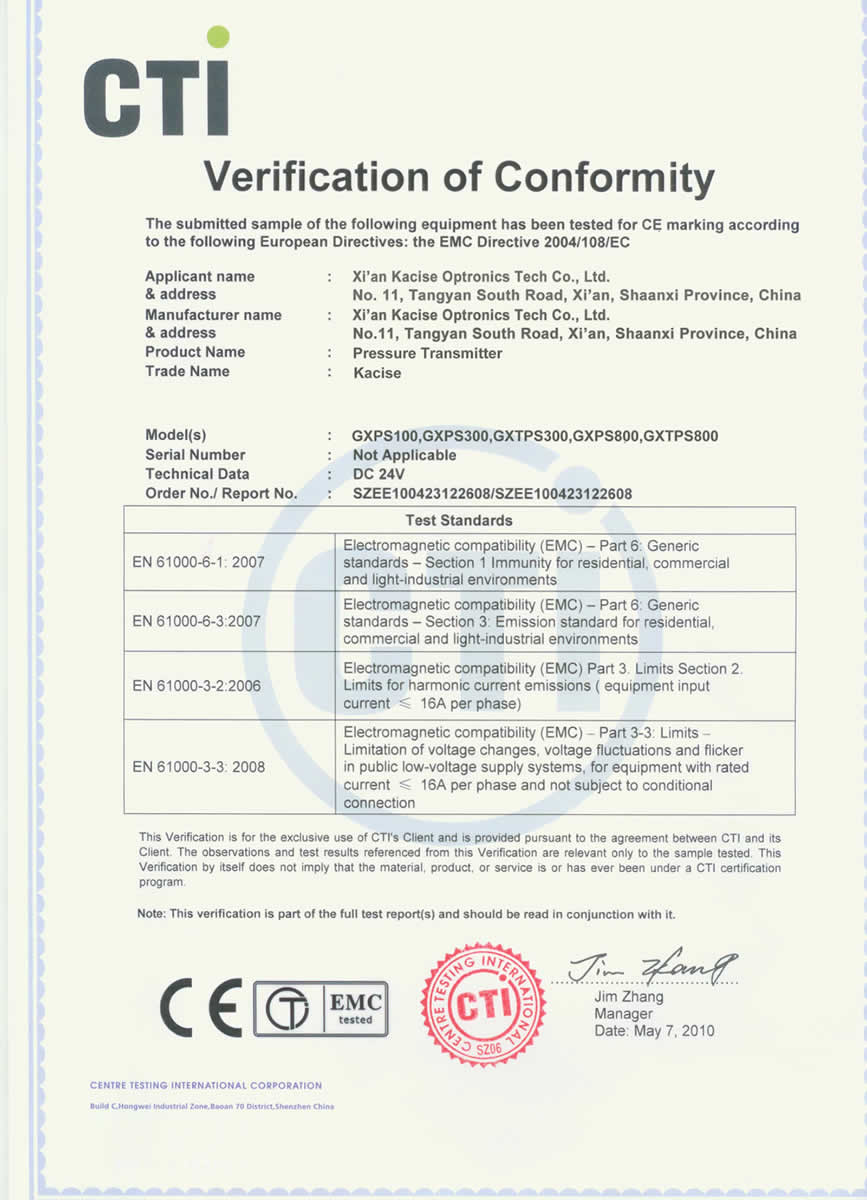 Anti Jamming Precision Pressure Sensor