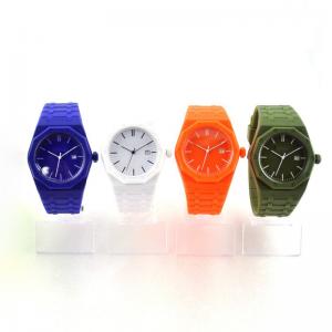  Fashion Design Unisex Fashion Silicone Rubber Sport Watches CE ROHS Approved Manufactures