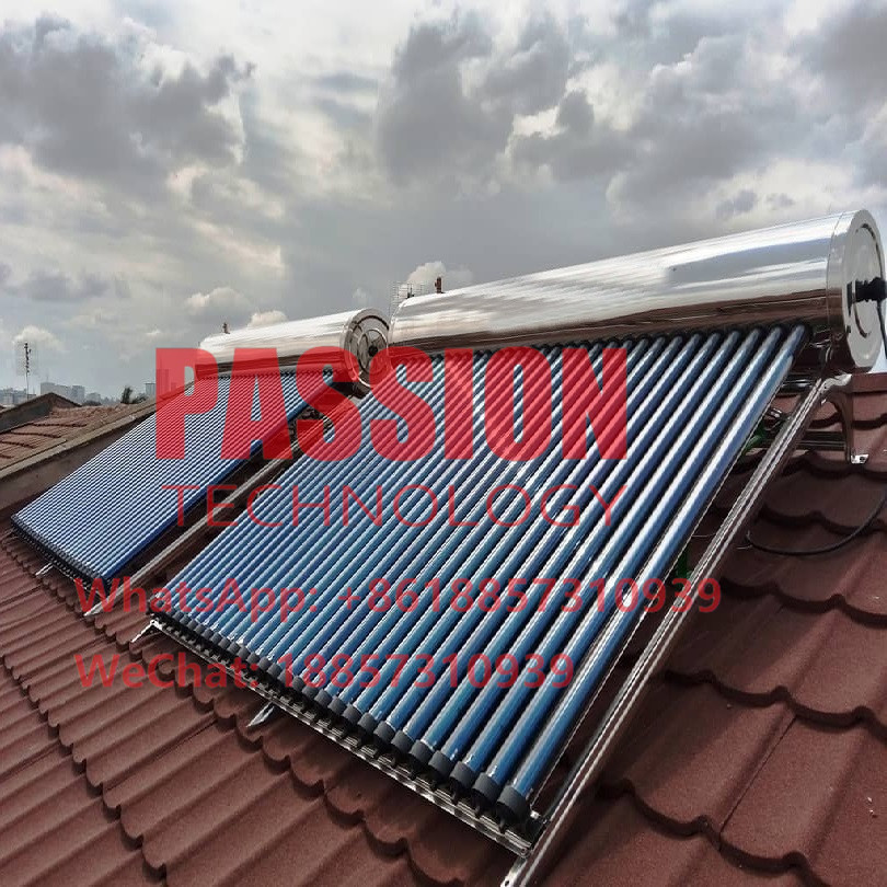 304 Stainelsss Steel 300L High Pressure Solar Water Heater Heat Pipe Solar Collector