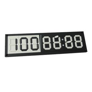 White Letter Coffee Background Digital Timer Display High Definition Number
