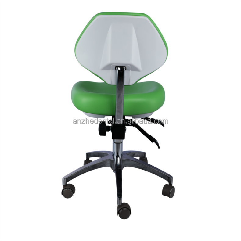 Dental Clinic Doctor Assistant Stool Pu Leather Comfortable Seat Blue Color Dentist Stool