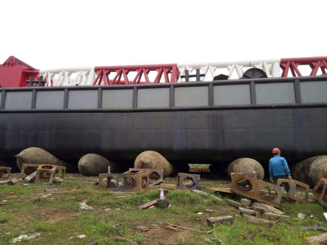Rubber Boat Launching Airbag Heavy Moving Lifting Inflate Ship Marine