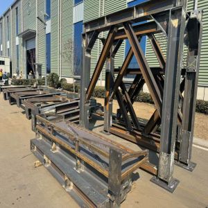 Multi Story Equipment Platform Steel Frame Structure with Painting / HDG Surface