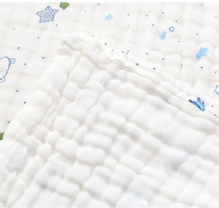 Antibacterial 100% Modal Soft Gauze Fabric Baby Clothing Material Cartoon Printing