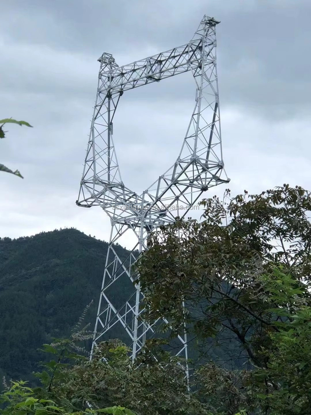 Hot Dip Galvanized Angle Steel Electricity Transmission Tower