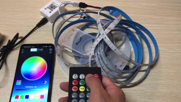 LED Light Strips Bluetooth Controller Flexible RGB 5050 Decoration BackLight