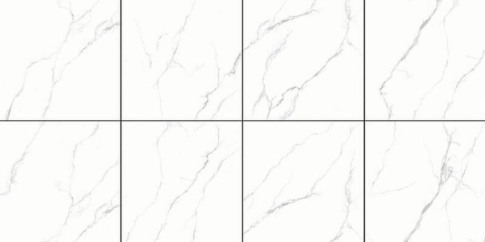 Carrara Exterior Floor Tiles And No Fade 1200x1200x9mm White Baby Face Glazed Porcelain Tile For Decoration And Hotel