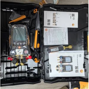 Testo 557s Smart Vacuum Kit With Hoses - Smart Digital Manifold With Wireless