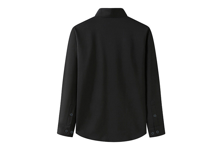 Viscose/Polyester/Spandex Blend Latest Formal Long Sleeve Dress Shirt for Business Men