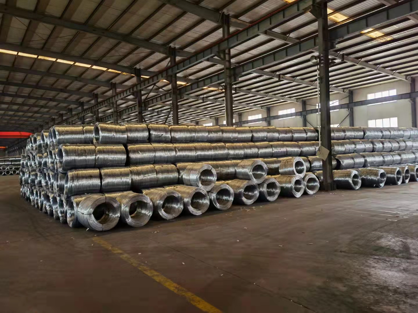 Galvanized Steel Flat Wire 2.5mm 12mm Low Carbon Steel Wire