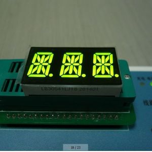 Super Amber Triple Digit 14 Segment LED Display Full Color 0.56 Inch For Digital
