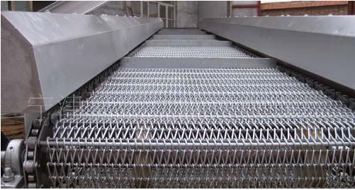 Alkali Resisting A3 steel Furnace Conveyor Belt For Food