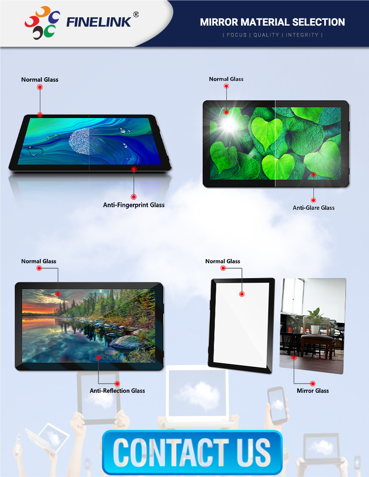 Multi-Touch Custom Size IP65 Waterproof PCAP Touch Panel With 10-Point Touch USB/RS232/IIC Interface
