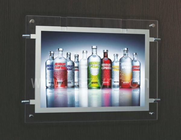 Business advertising led illuminated crystal light box