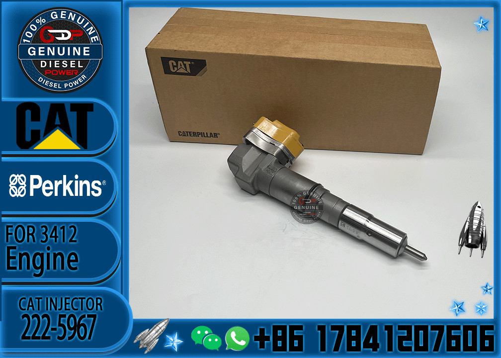 Excavator Injector 196-1401 1961401 222-5967 2225967 10R-9238 0R-9349173-9267 for 3126 Engine Parts Diesel Nozzle Assemb