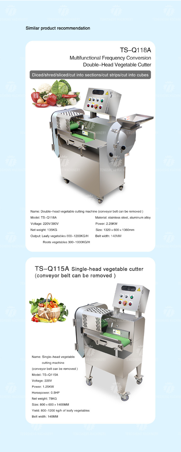 180KG Vegetable slicer large widening conveyor belt vegetable slicer cucumber lemon leaves cut into sections