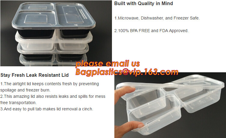 Meal Prep Containers Free Sample Bento Lunch Box Biodegradable Food Container Plastic Wheat Straw Lunch Box bagplastics
