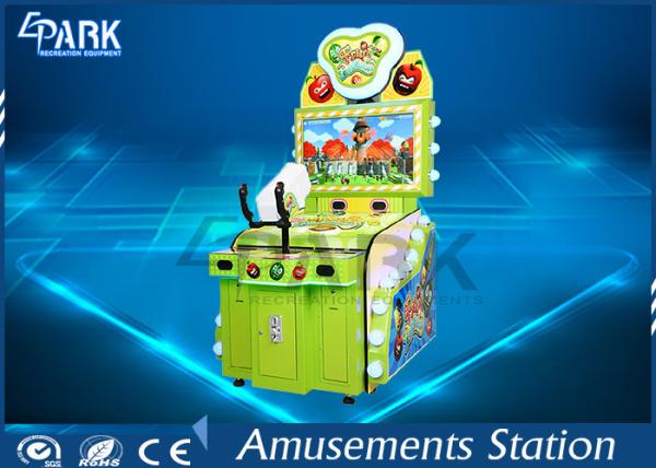 Playroom Electric Kids Coin Operated Game Machine Fruit Rebellion redemption