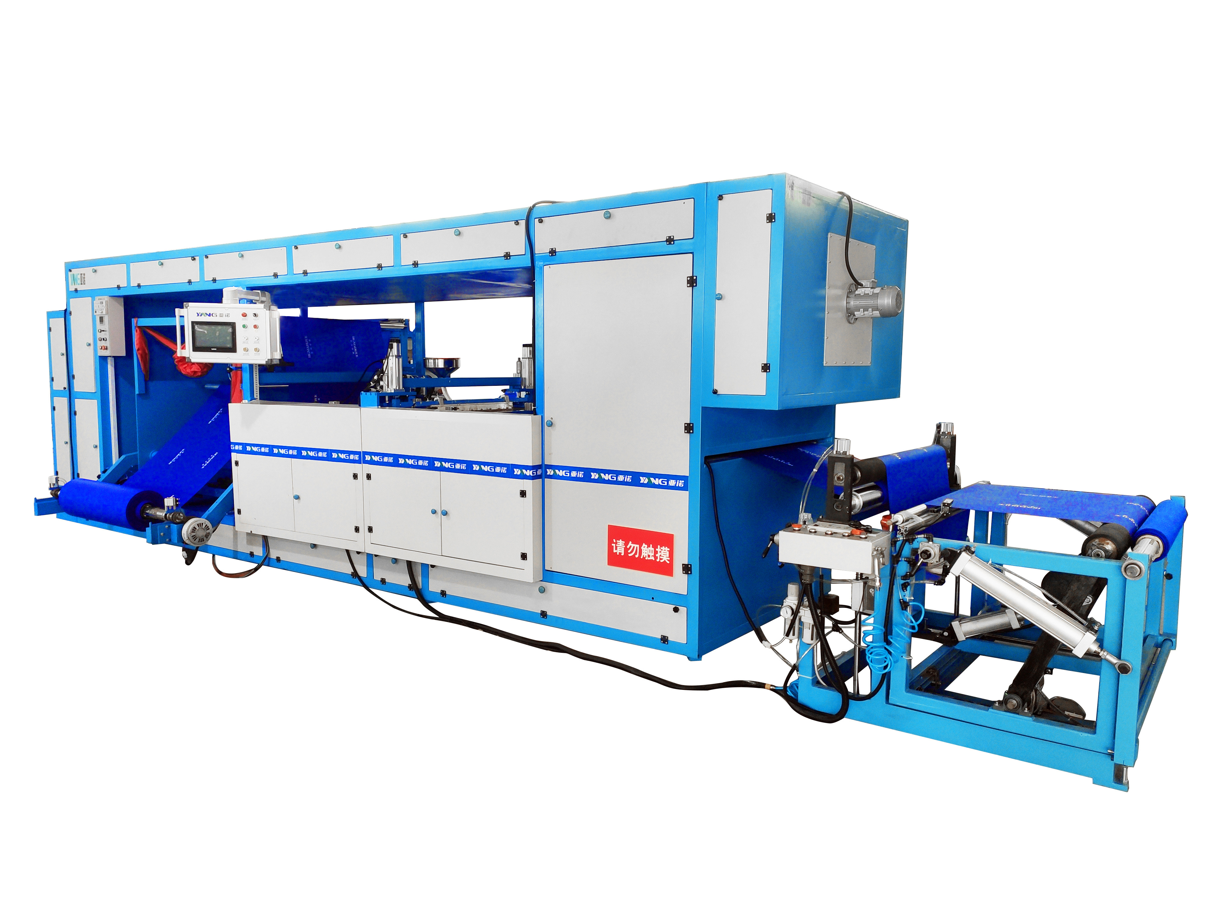 Single Color Non Woven Screen Printer Roll To Roll Screen Printing Machine