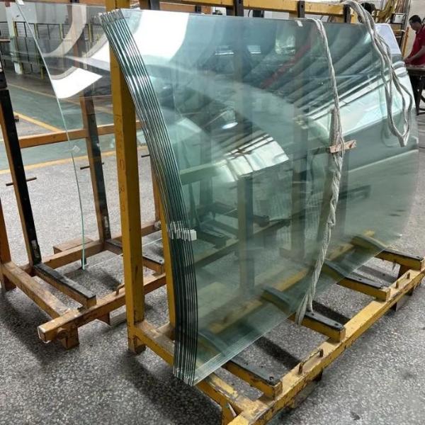 Professional Custom Curved Glass For Balcony Fence Railing With AS / NZS 2208