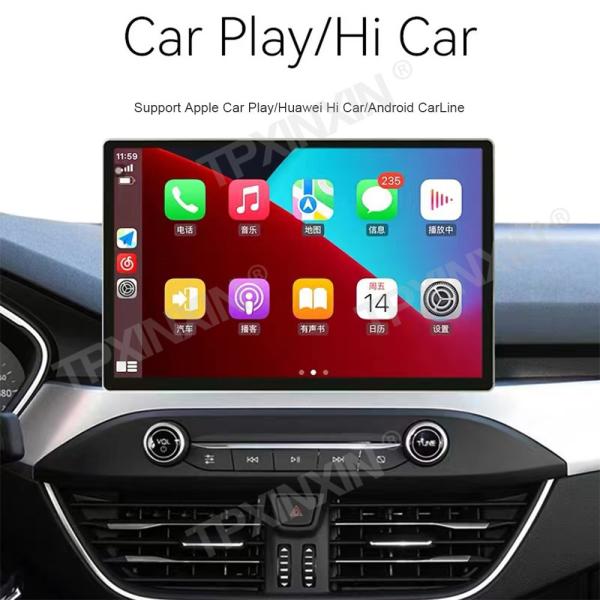 12.95 Inch Car GPS Navigation Universal IPS Screen Auto Multimedia Player Head