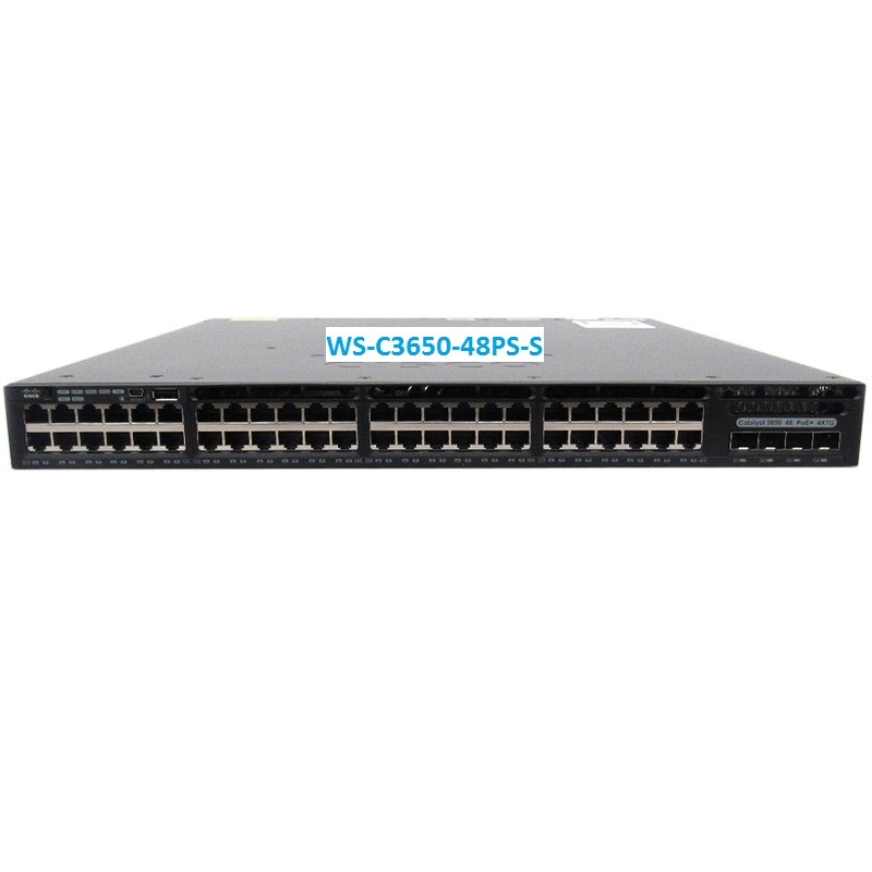 WS-C3650-48PS-S Layer 3 Switch Stackable Switch The Ultimate Networking Solution for Businesses