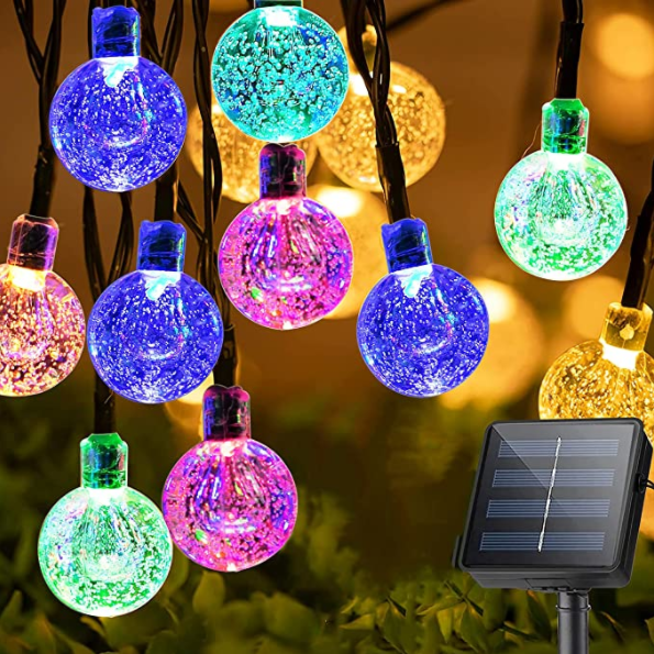 PVC Outdoor Decoration Dimmable Shatterproof LED Solar Fairy Lamp