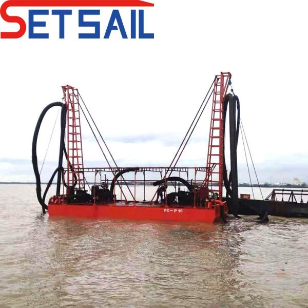 Jet Suction Sand Dredger with Double Suction Head and Lifelong After-sales