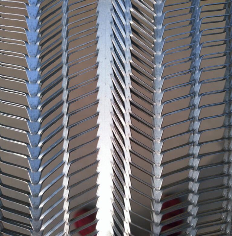 0.3mm Thickness Metal Rib Lath , Construction Plaster / Render Galvanized Lath Mesh