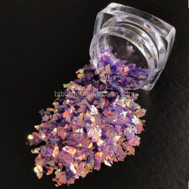 Die Cutting Printing Christmas Item Type Indoor Decoration Irregular Fragment Flakes Glitter Powder for Crafts and Nails