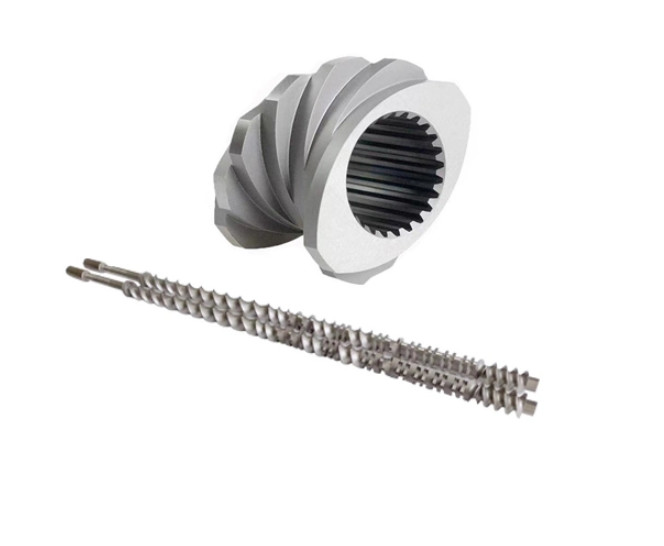 Bimetallic Alloy PE Sheet Screw And Barrel For Plastic Machinery Twin Screw Extruder Machine Segment Barrels