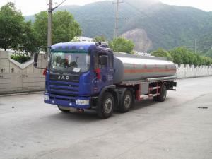  JAC Mobile Refueling Oil Tank Truck 6x2 , Fule Oil Delivery Trucks 20000L Manufactures
