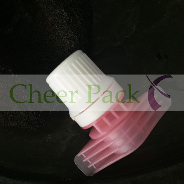 Leak Proof HDPE Spout Cap Manufacturers 9.6mm Inner Size For Laundry Liquid Pouch