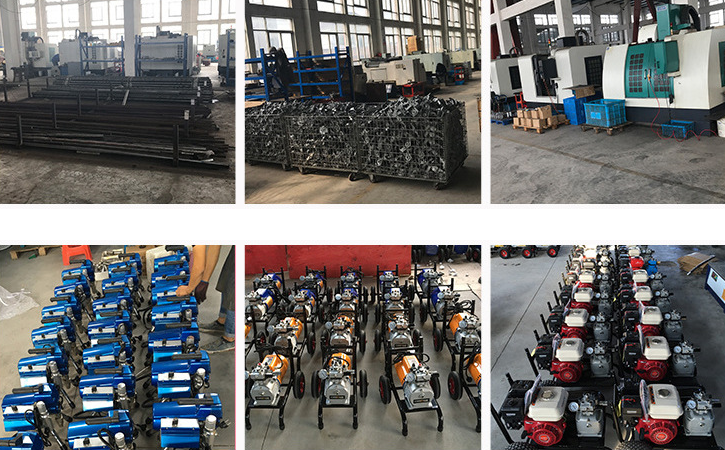 Traffic Safety Road Line Painting Machine 200Kg Road Marking Paint Machine