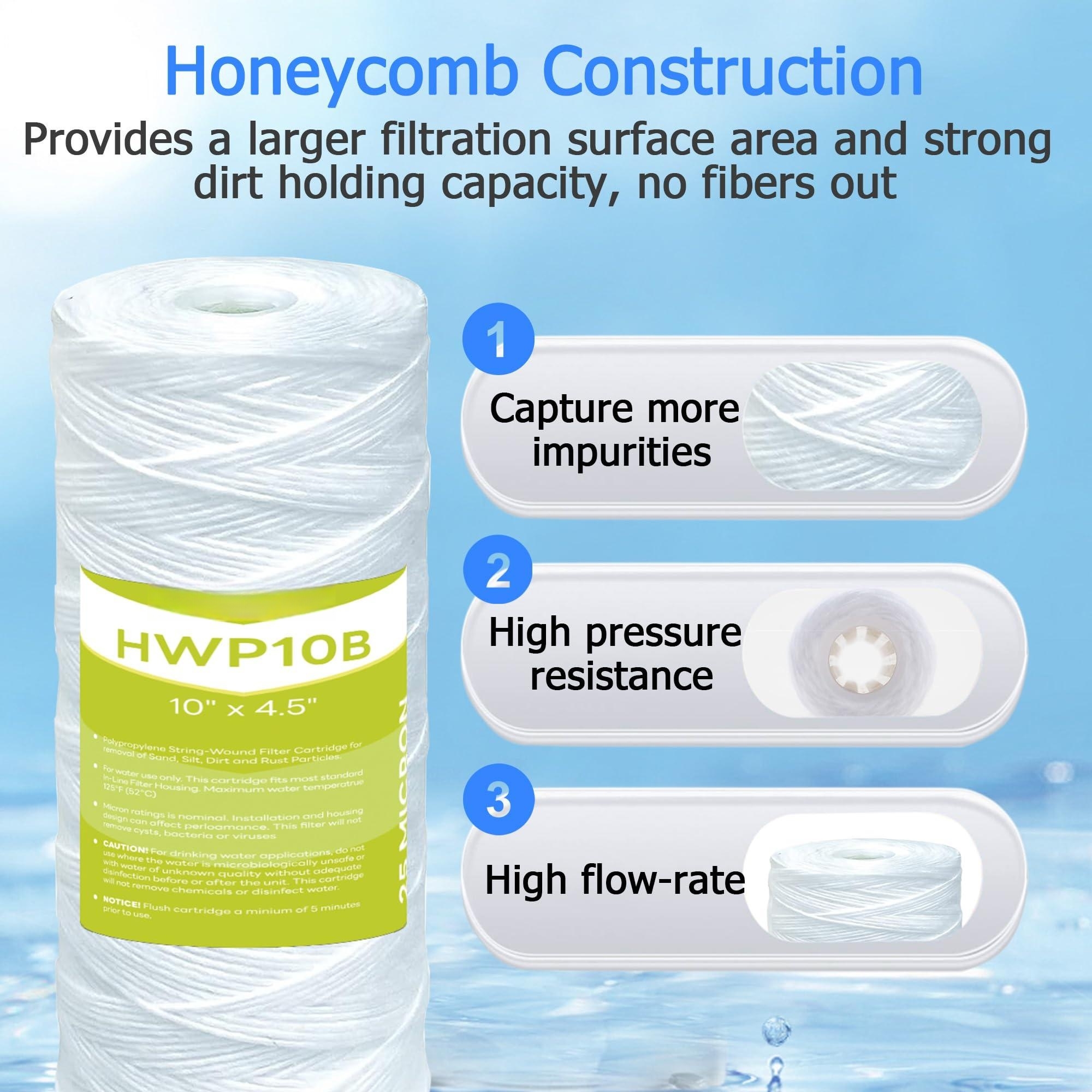 PP 5 Micron String Wound Sediment Filter for Water Treatment