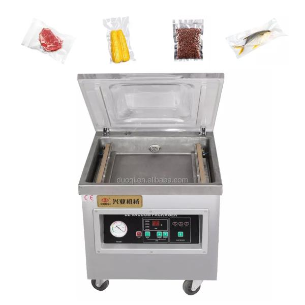 DUOQI DZ-360 Stand Type Double Sealing Bar Vacuum Packaging Machine 550610850 mm