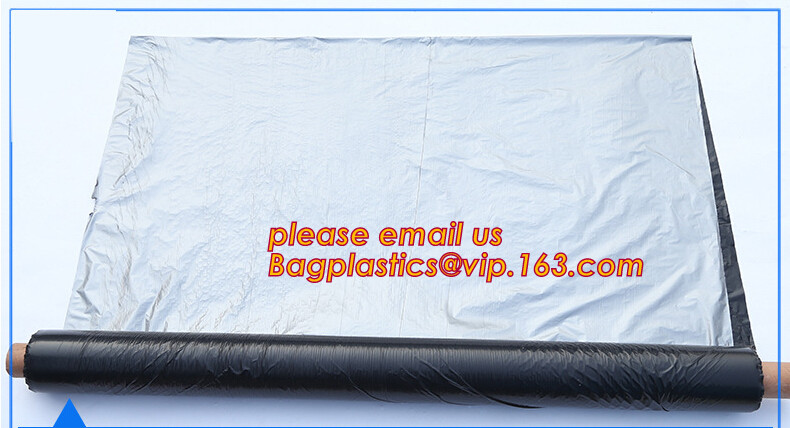 Transparent / Black / Silver / White color Plastic PE LDPE Agriculture Mulching Film,panda strawberry mulch film/black w
