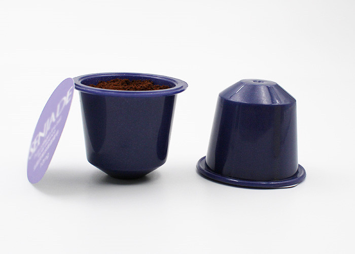 Mini Coffee Pod Capsules For Nespresso Milk Flavored Powder / Drink Powder Packing Capsules With Sealing Film