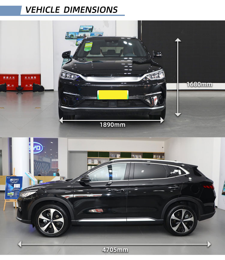 Multi Function SUV EV Cars Automatic Byd Pure Electric Vehicles