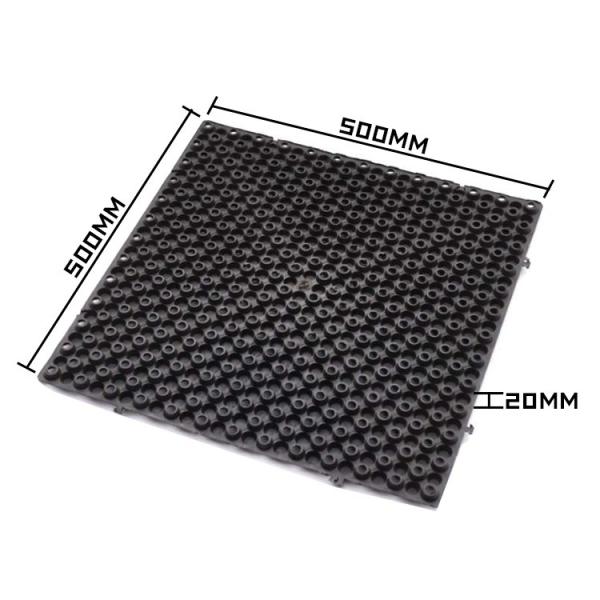 Interlocking HDPE Green Black Drainage Board for Water Management and Easy