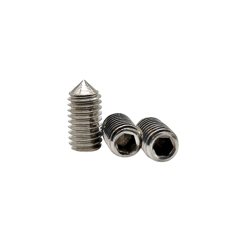 Precision Endless Machine Meter Stop Screw Slotted Tip Set Screw Cut Slotted Positioning Screw