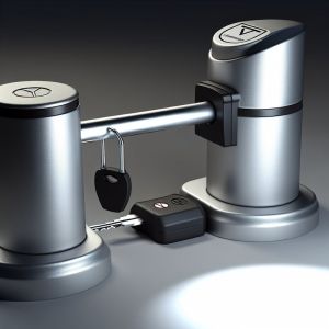 Manual Retractable Bollards with Key Lock and Anti-Ramming Resistance