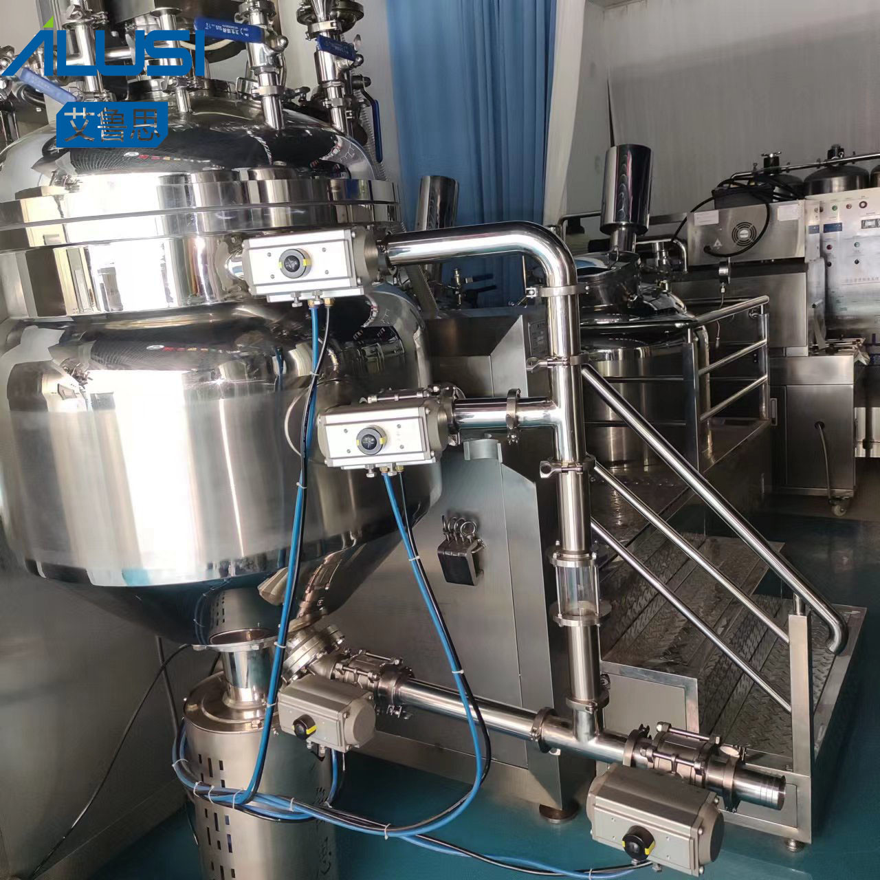 Vacuum Homogenizer Emulsifying Mixing Machine Cosmetics Lotion Face Cream Mixer Machine