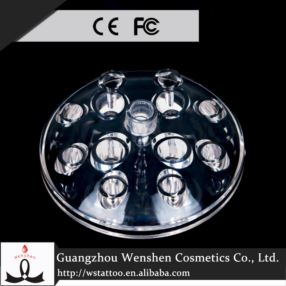 Acrylic Tattoo Ink Holder For Eyebrow Pigment And Eyelash Extension Glue Cups