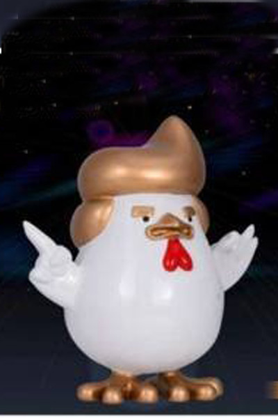 artifical toy dolnald trump as decoration items statue by fiberglass